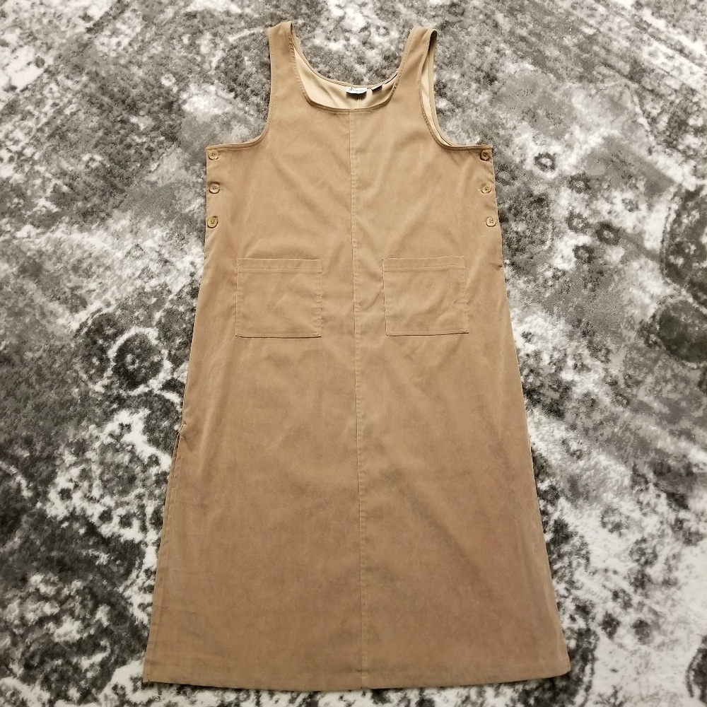 JOANNA💋 Suede-like Maxi Jumper Dress w/side slits